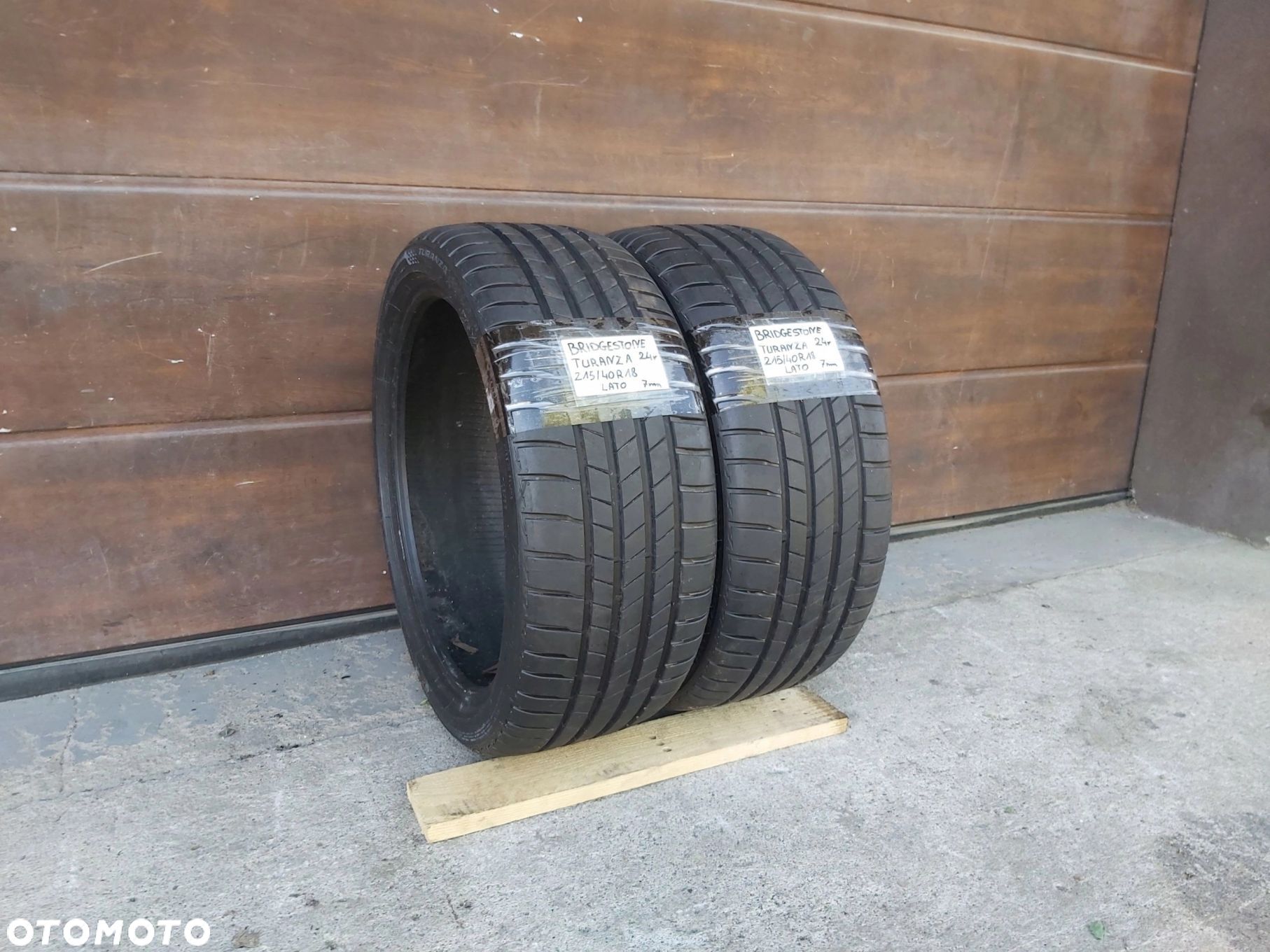OPONY BRIDGESTONE TURANZA 215/40 R18 lato letnie 2024r 7 mm 2szt - 1