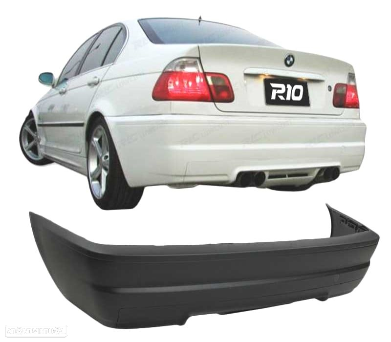 PARÁ-CHOQUES TRASEIRO BMW E46 BERLINA 98-05 LOOK M3 - 4
