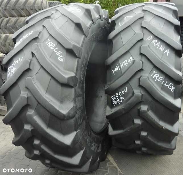 2x Opona używana rolnicza 710/70R42 TRELLEBORG 2200zł(szt.) W3993 - 1