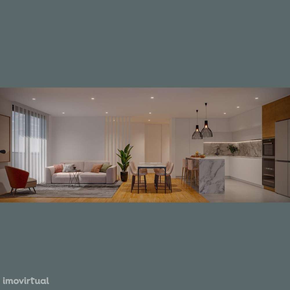 Moradia T3 geminada com terraço e garagem - Grande imagem: 3/9