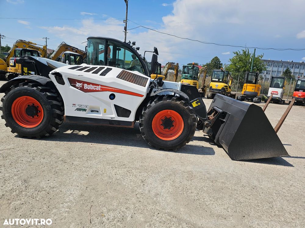 Bomag TL35.70 cu cupa si furci incarcator telescopic manitou merlo dieci cat jcb - 5