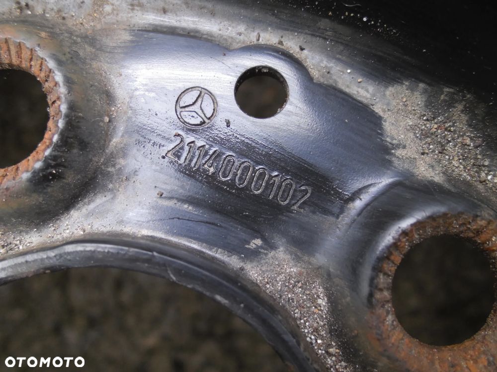 MERCEDES 5x112 KOŁO ZAPASOWE 16 E KLASA W211 7,5Jx16 H2 2114000102 - 3