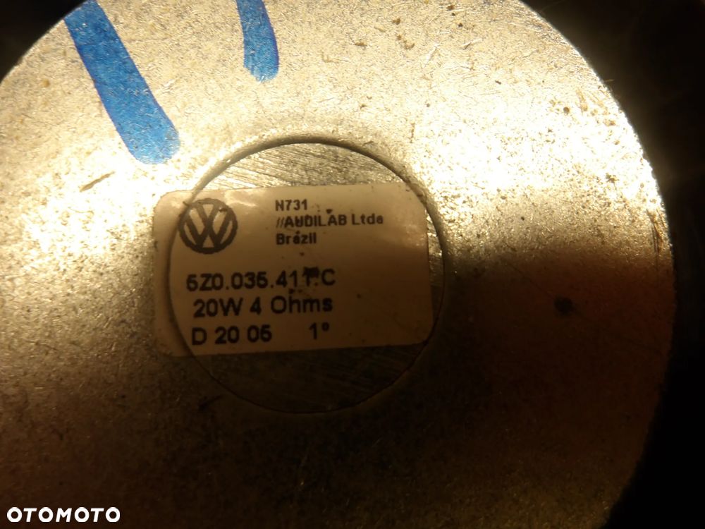 VW FOX 1.2B 3D 05-11R GŁOŚNIK PRAWY LEWY PRZÓD TYŁ 5Z0035411B - 17