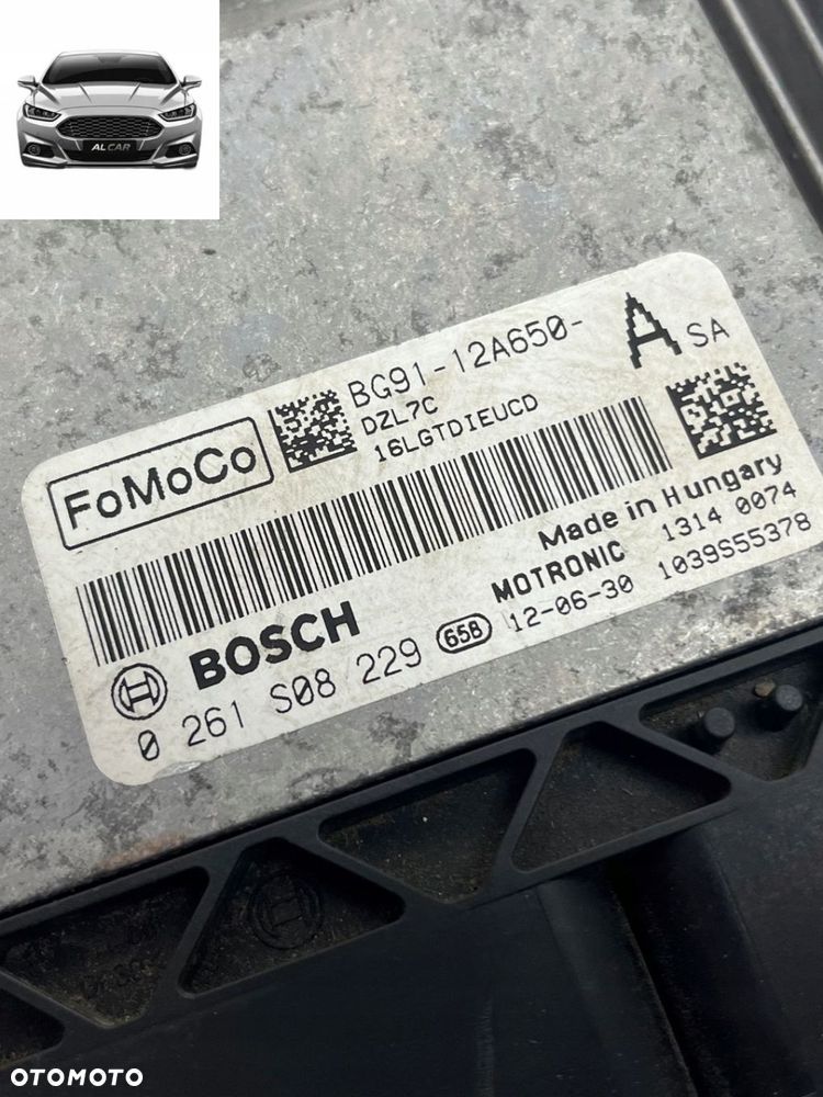 STEROWNIK SILNIKA 1.6 ECOBOOST FORD MONDEO MK4 BG91-12A650-ASA - 2