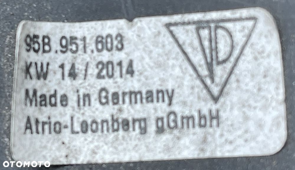 B1 PORSCHE MACAN S 2015 3.0 CTM SYRENA ALARMU 95B951603 - 3