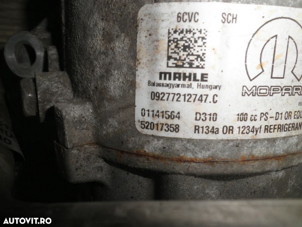 Compresor AC Fiat Tipo , Fiat 500, Alfa Romeo GIulietta, 1.6 JTD 52017358 - 3
