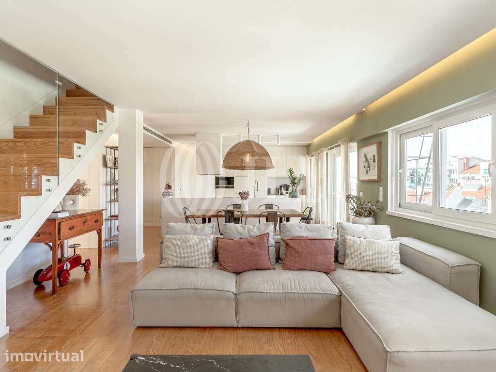 Apartamento T3, penthouse duplex, nas Amoreiras, Lisboa - Grande imagem: 2/23