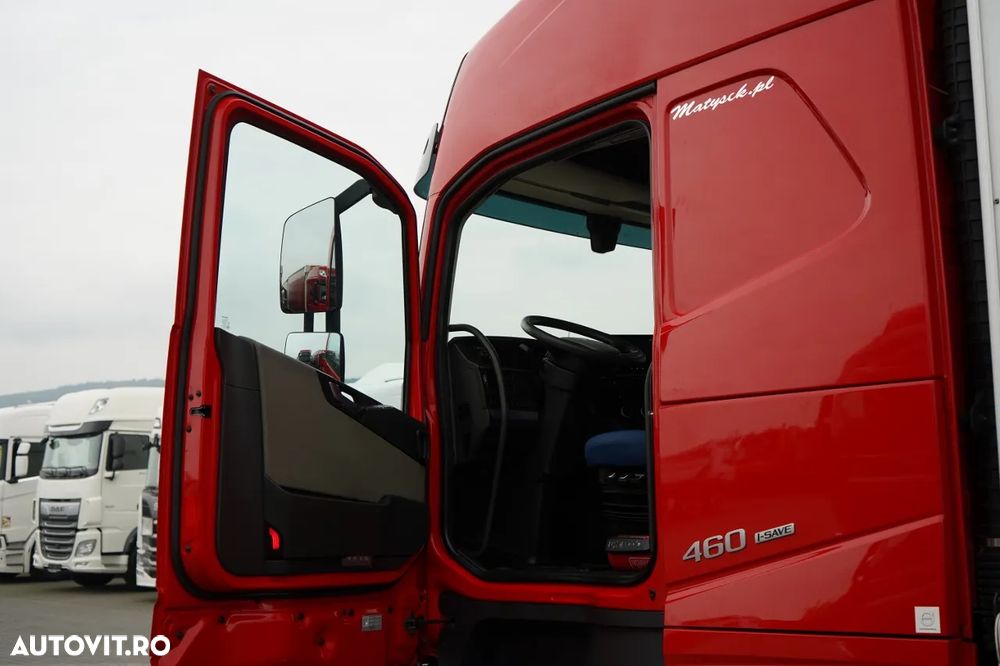 Volvo FH 460 / COMBINAT TANDEM / 120 M3 / TRANSIT / I-SAVE / I-PARK COOL / DIRECȚIE CU AX RIDICAT / WIELTON / CORTINĂ ARMATĂ - 27