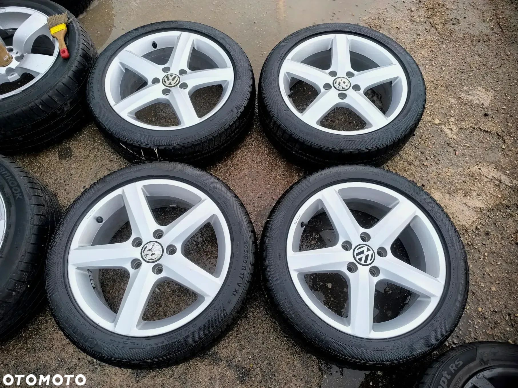 5x112 Felgi Aluminiowe Alufelgi 17 Koła Zimowe Zima VW 1K8 GOLF 5 6 7 V VI VII TOURAN CADDY JETTA PASSAT B5 B6 B7 B8 SKODA SEAT AUDI Legnica ALU-RAD 205/50 6mm - 1