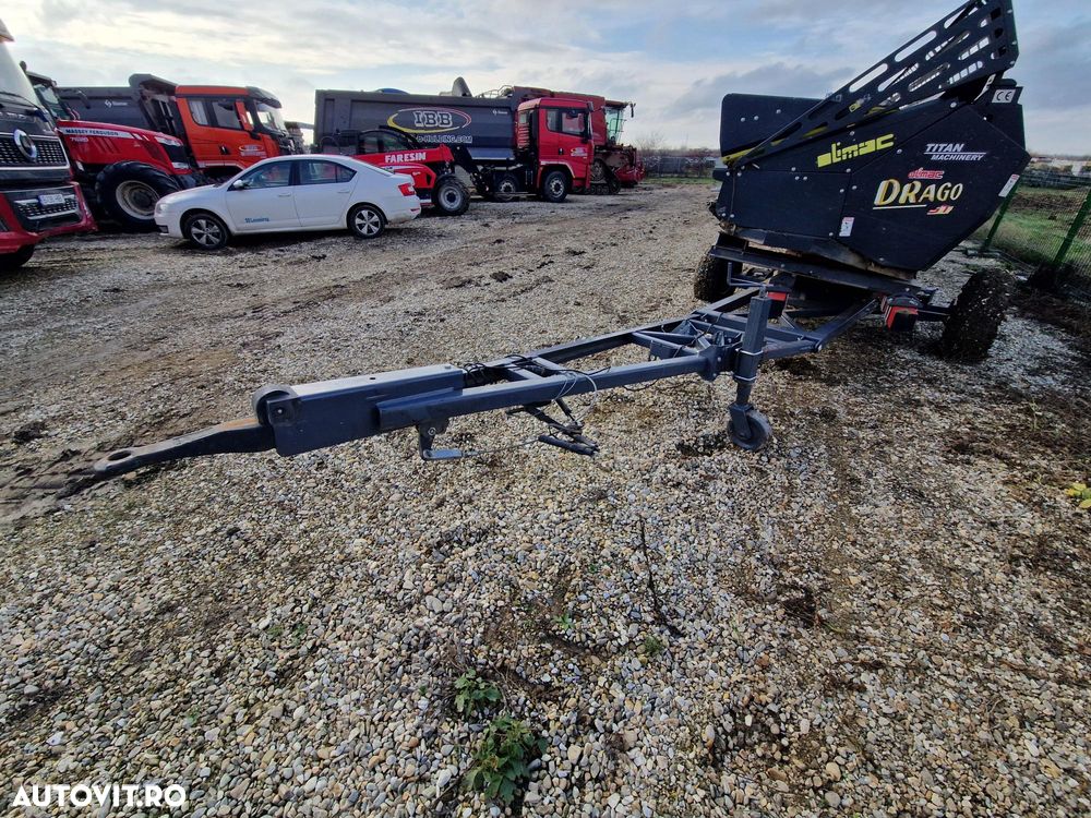 Olimac DRAGO GT 12 RANDURI HEADER PORUMB CU CARUCIOR TRANSPORT COCHET 4WD 9.15M - 22
