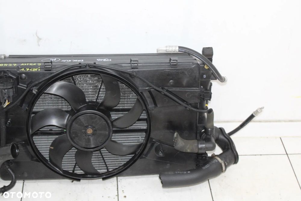 OPEL ASTRA 4 IV J 2009R- 1.7 CDTI CHŁODNICE WODY INTERCOOLER WENTYLATOR - 3