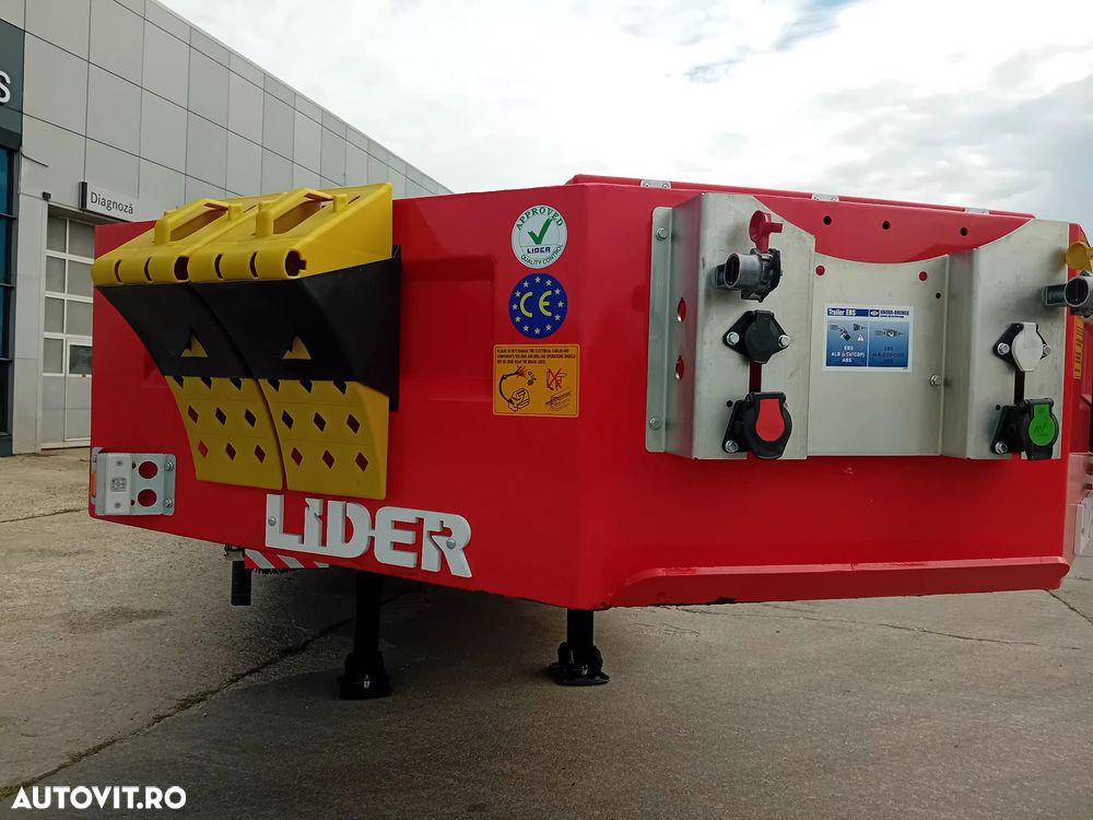 Lider TRAILER/LOW LOADER 3 AXE/3 AXELS, NOU/NEW TOP !!! - 15