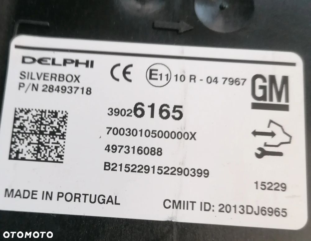 OPEL INSIGNIA A 15r MODUŁ STEROWNIK RADIA 39026165 - 2