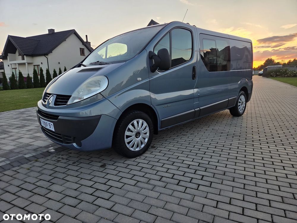 Renault TRAFIC VIVARO LONG KLIMA TEMPOMAT ORYGINAŁ DUBEL KABINA ZADBANY FULL OPCJA DOPOSAŻONY - 1