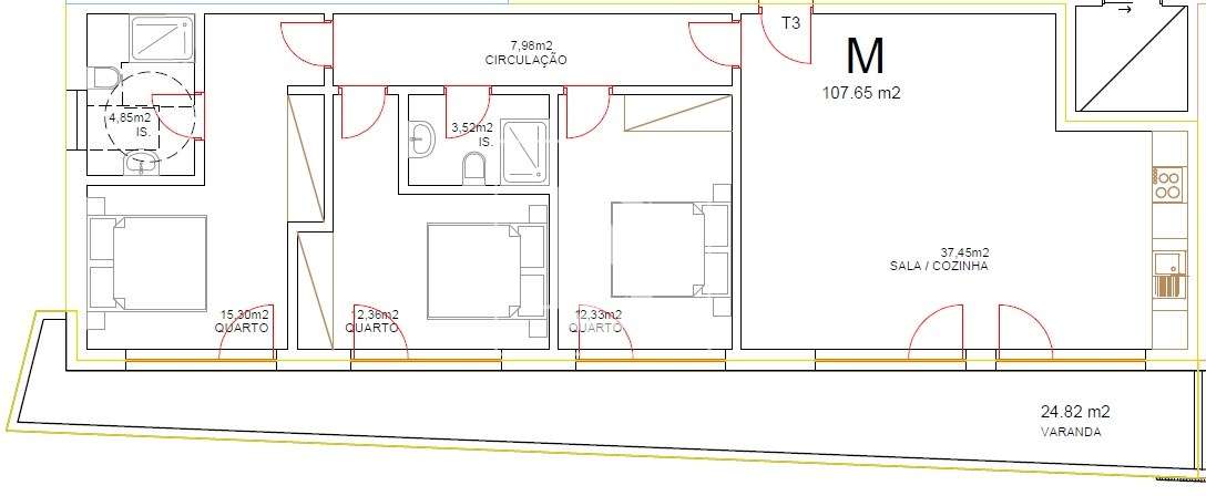 Apartamento T3 Venda em Tondela e Nandufe,Tondela - Grande imagem: 5/9