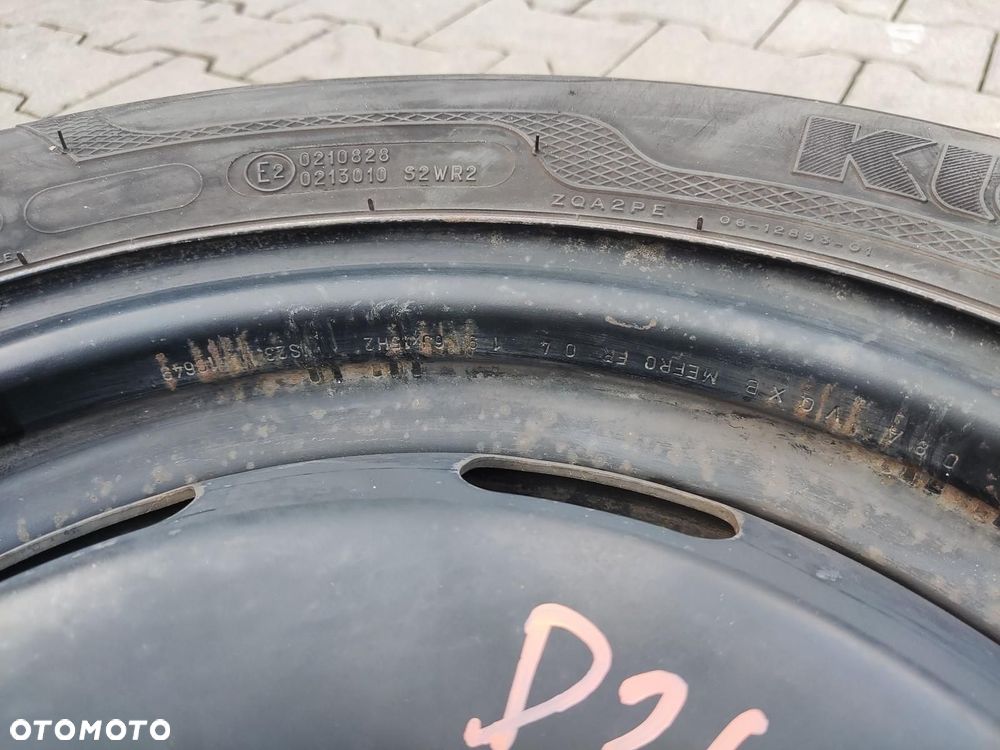 KOŁO DOJAZDOWE ZAPASOWE 15 PEUGEOT 208 I 2012-2019 4X108 - 8