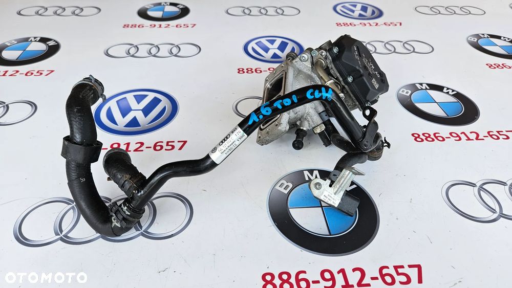 VW Golf VII 7 1.6 TDI 105 KM CLH CLHA przepustnica 04L128063H przewód wody 04L121064C czujnik ciśnienia 04L906051B - 5