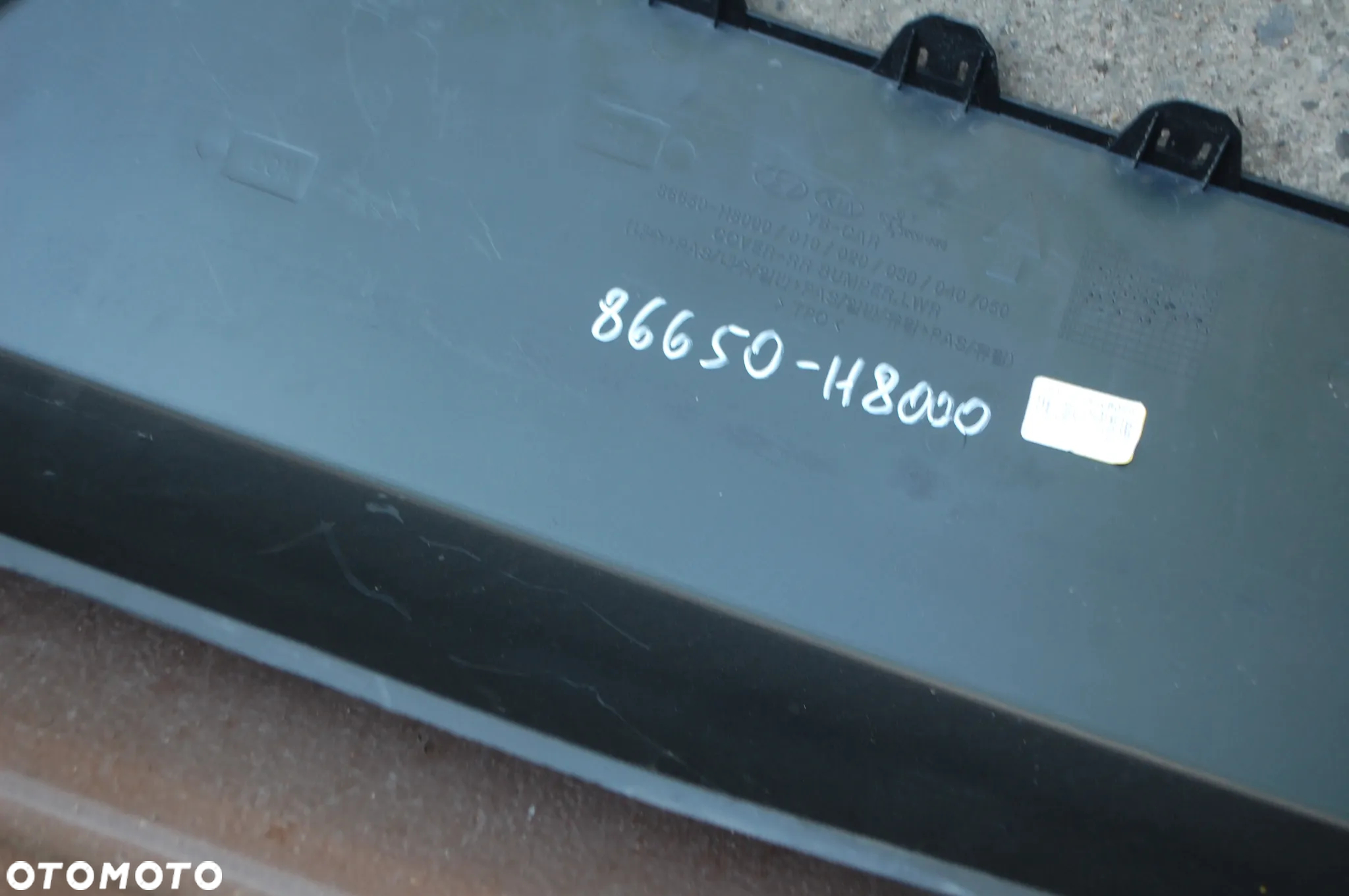 HOKEJ SPOILER DOKŁADKA ZDERZAKA TYŁ TYLNA NOWA PDC 86650-H8000 KIA RIO IV - 4