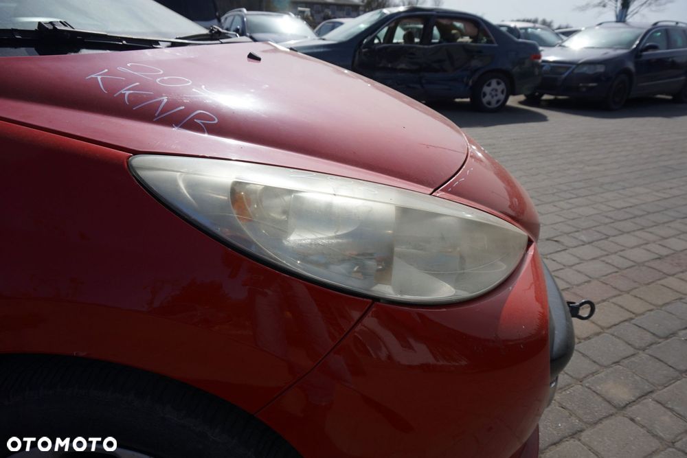 MASKA ZDERZAK BŁOTNIKI LAMPY 207  KKNB  PEUGEOT 2006-2009 CZERWONY PRZÓD KOMPLETNY - 35
