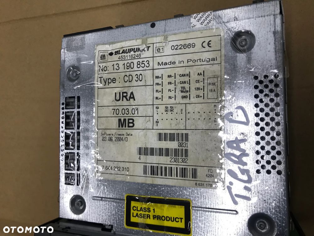 Radio Opel tigra b 13190853 - 4