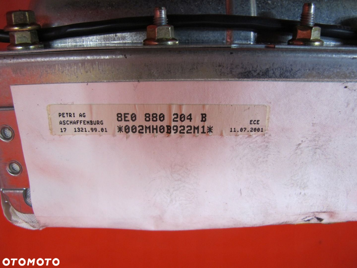 AUDI A4 B6 DESKA KONSOLA PODUSZKI AIRBAG PASY KPL - 8