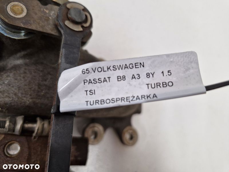 volkswagen passat b8 a3 8y 1.5 tsi turbina turbosprężarka 05e145701k - 5