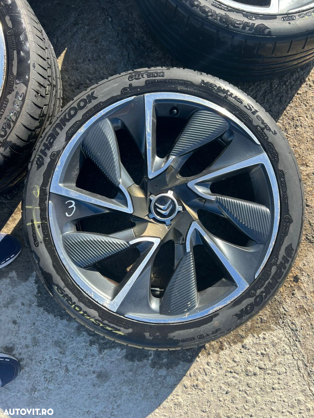 Set roti pe 19 ”cu anvelope vara pentru Citroen DS5, DS4. - 6