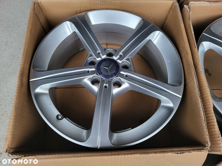 [489] Felgi aluminiowe Oryginał MERCEDES 17 Cali 5x112 ET44 +Czujniki