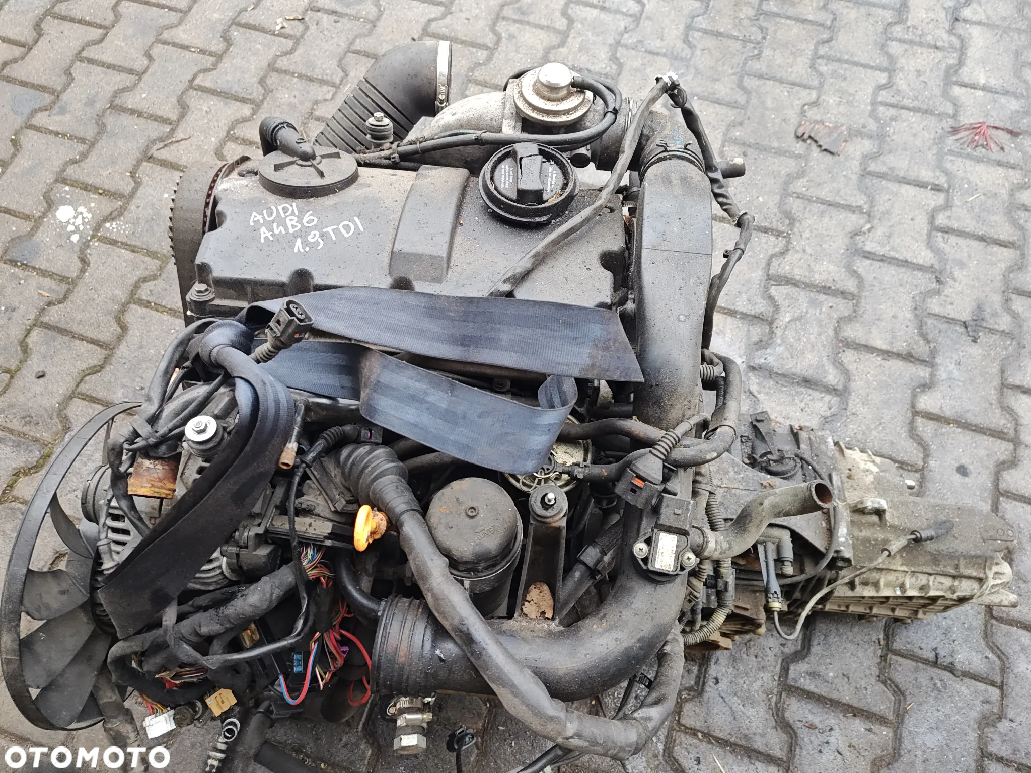 SILNIK 1.9 TDI AWX 130km kompletny skrzynia komputer - 4