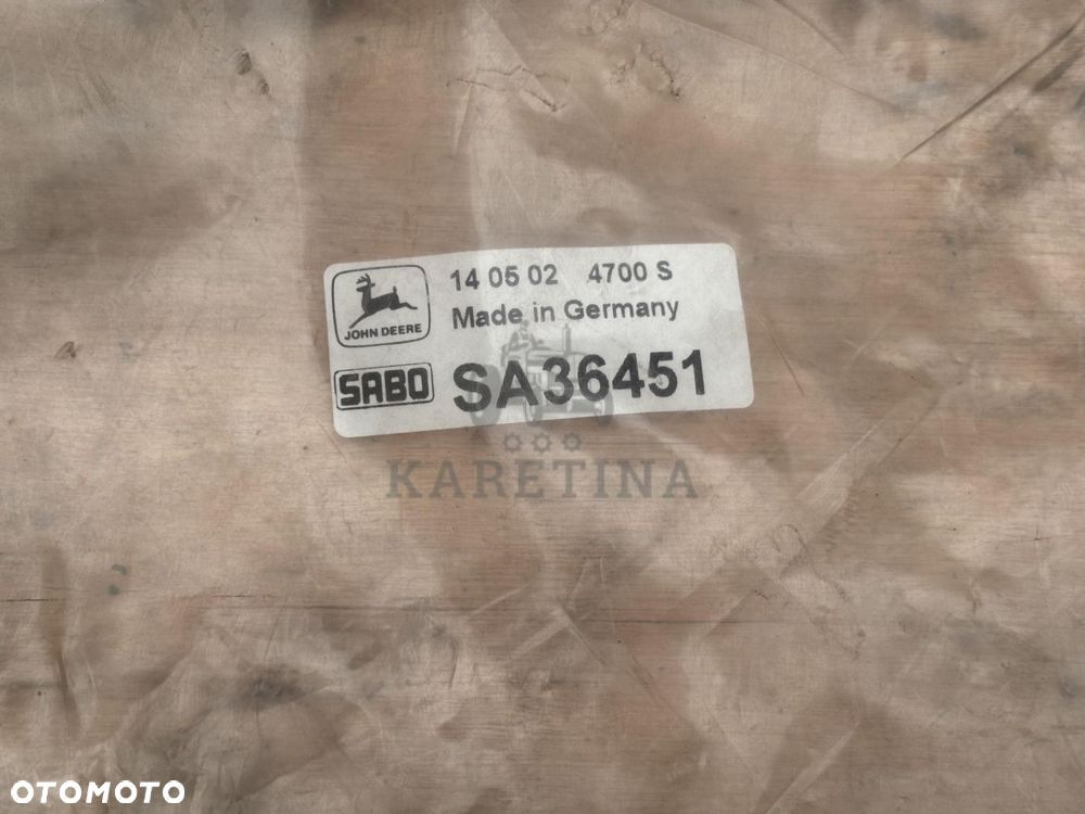 John Deere R47 SABO 47 Stelaż Uchwyt Kosza na Trawę SA36451 SA34483 SAA36451 - 2