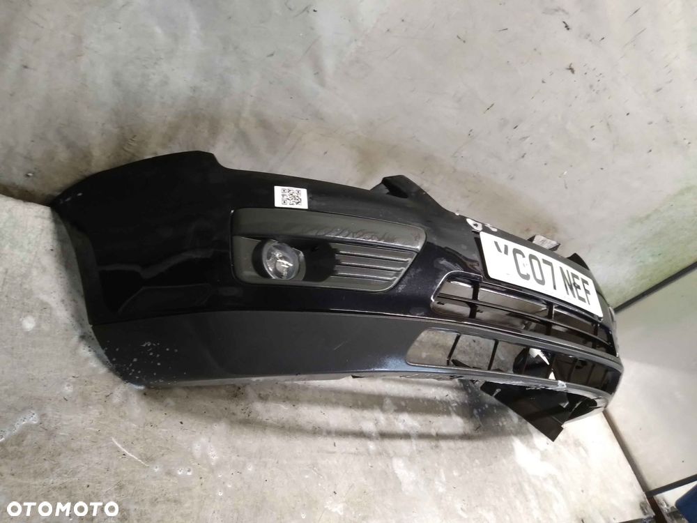 ^ ZDERZAK PRZÓD PRZEDNI FORD FOCUS MK.2 2 II F3 CZARNY HALOGENY - 2