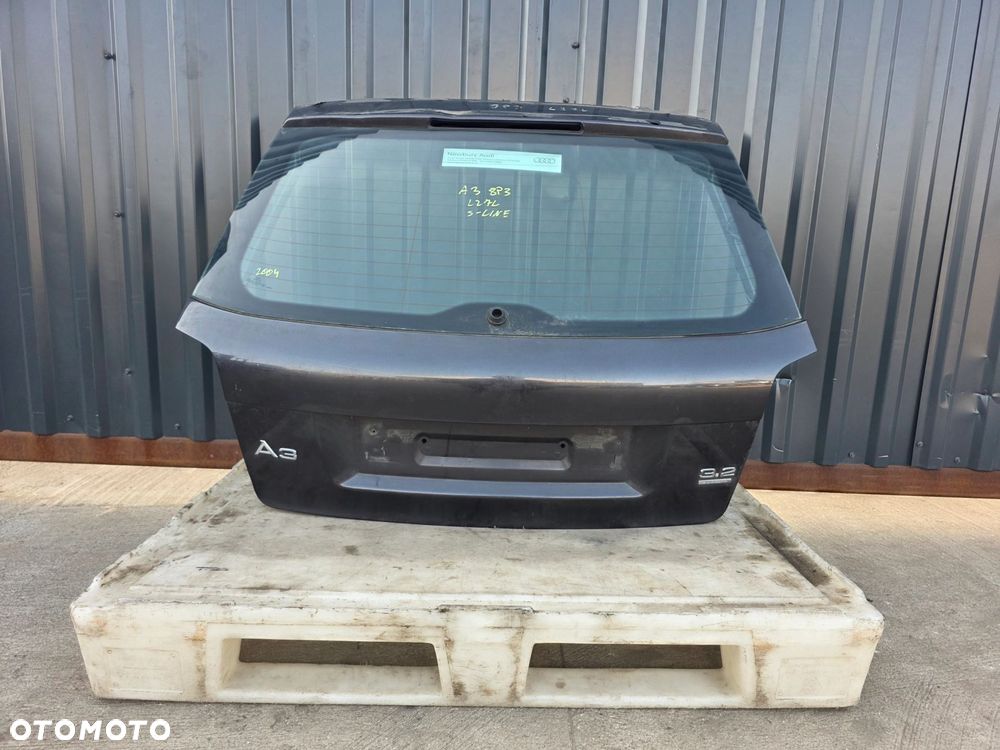 KLAPA TYŁ AUDI A3 8P 3-DRZWI 2003-2011 S LINE LZ7L BEZ LOTKI ORYGINAŁ ! - 2