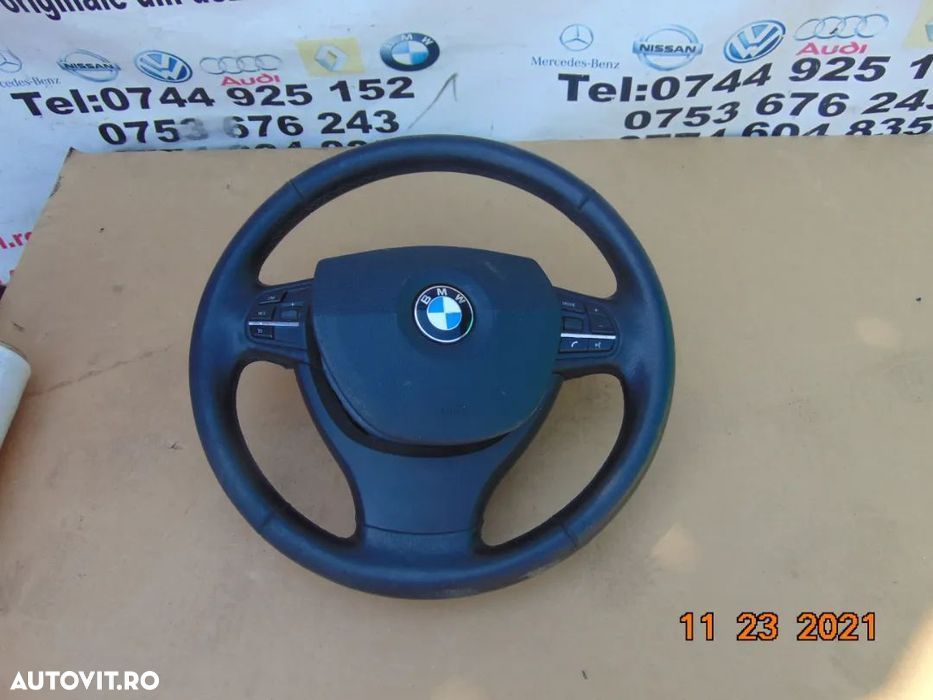 Volan BMW F10 F11 volan cu comenzi fara airbag dezmembrez bmw f10 f11 - 1