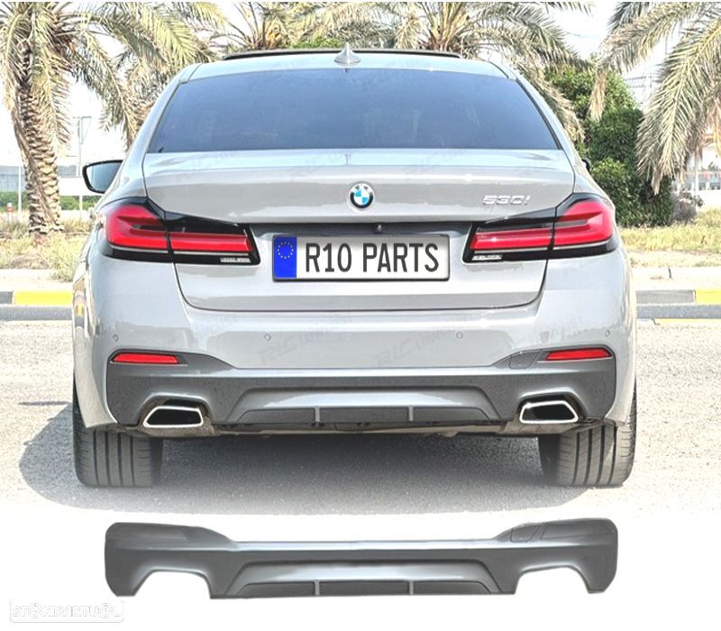 DIFUSOR TRASEIRO BMW G30 LCI 21-23 LOOK M TECH - 1