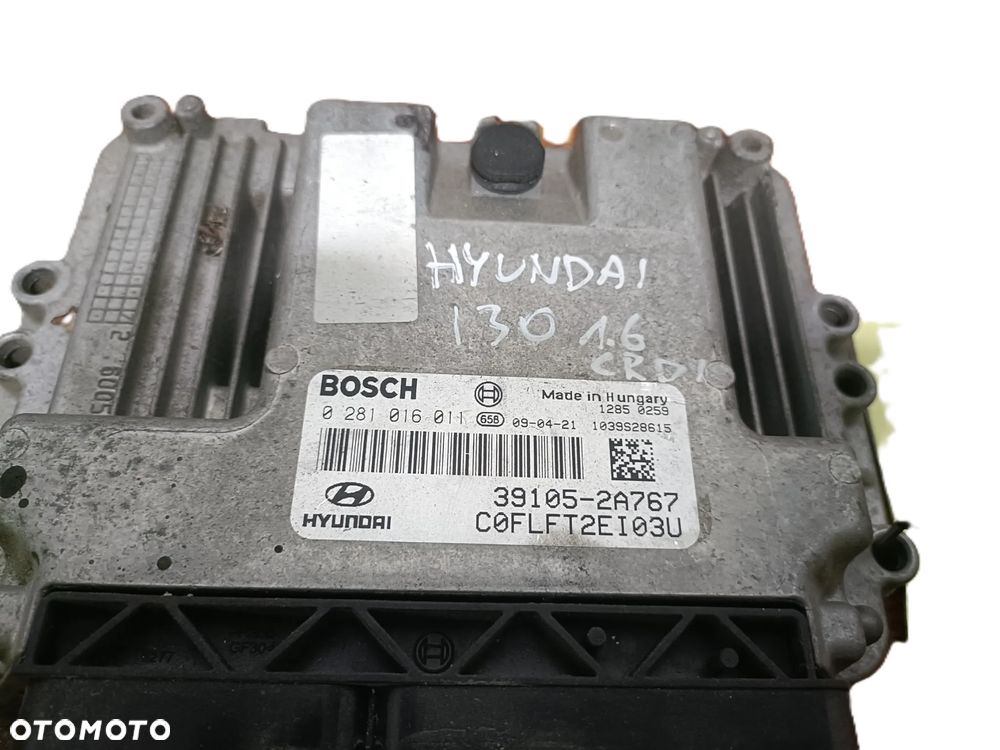 HYUNDAI i30 07-12 1,6 CRDI KOMPUTER STEROWNIK BOSCH 0281016011 * - 2