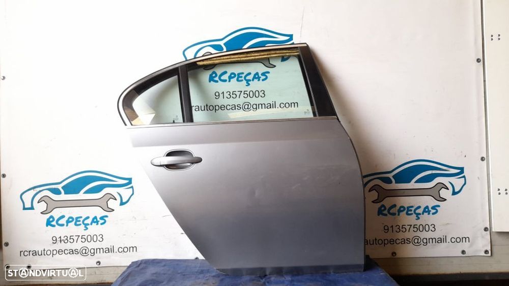 PORTA PORTAS TRASEIRA TRÁS DIREITA 41527202342 7202342 BMW SERIE 5 E60 SEDAN CARRO FECHO ELEVADOR MOTOR PUXADOR VIDRO - 2