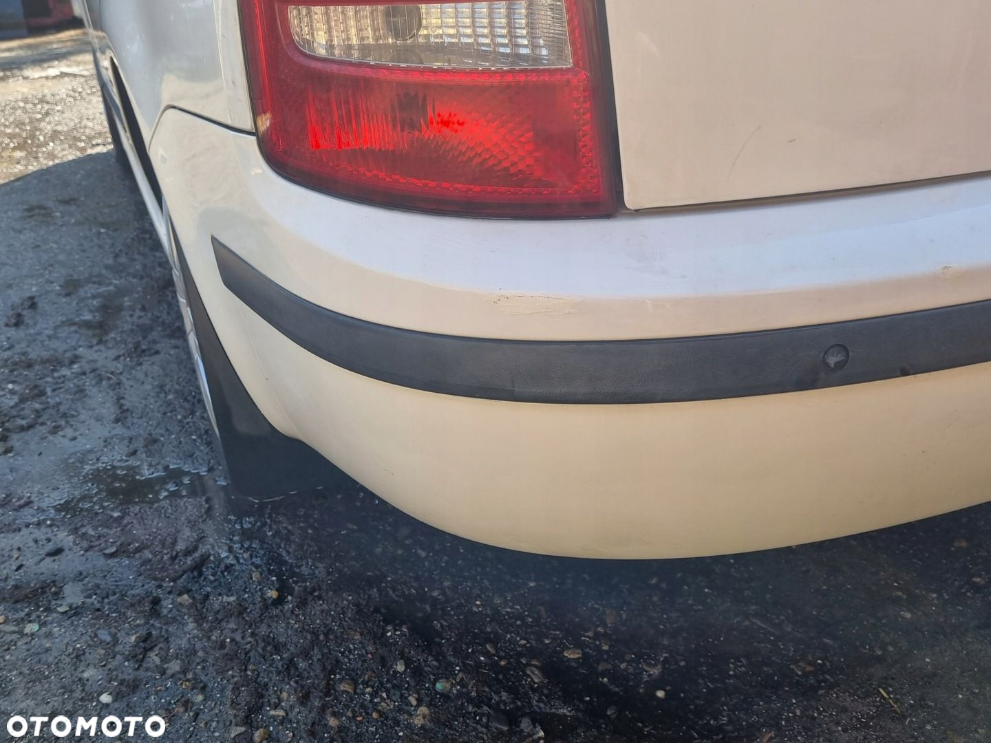 SKODA FABIA I 99-08 LIFT 2004 r. KOMBI KOMPLETNY ZDERZAK TYŁ PDC BIAŁY EU - 3