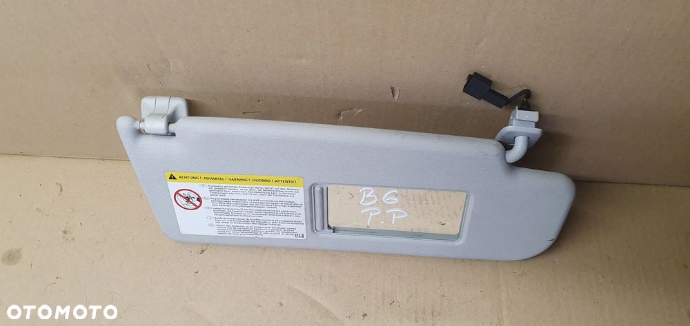 Osłona przeciwsłoneczna prawa pasażera VW Passat B6 3C0857552AB - 2