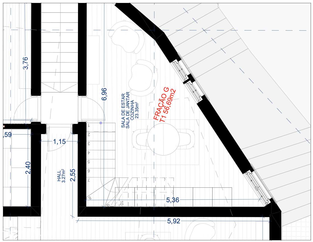 DUPLEX NOVO | 56,69 m² | CAIS DE GAIA - Grande imagem: 5/6