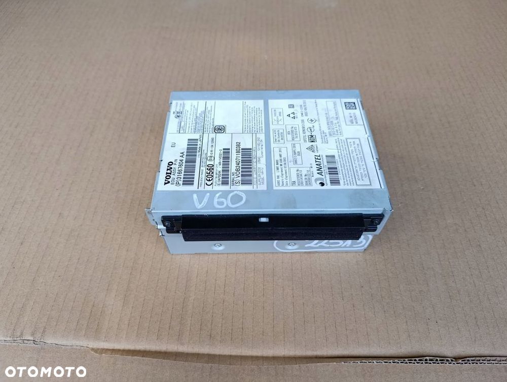 VOLVO V60 RADIO RADIOODTWARZACZ 31667604 - 2