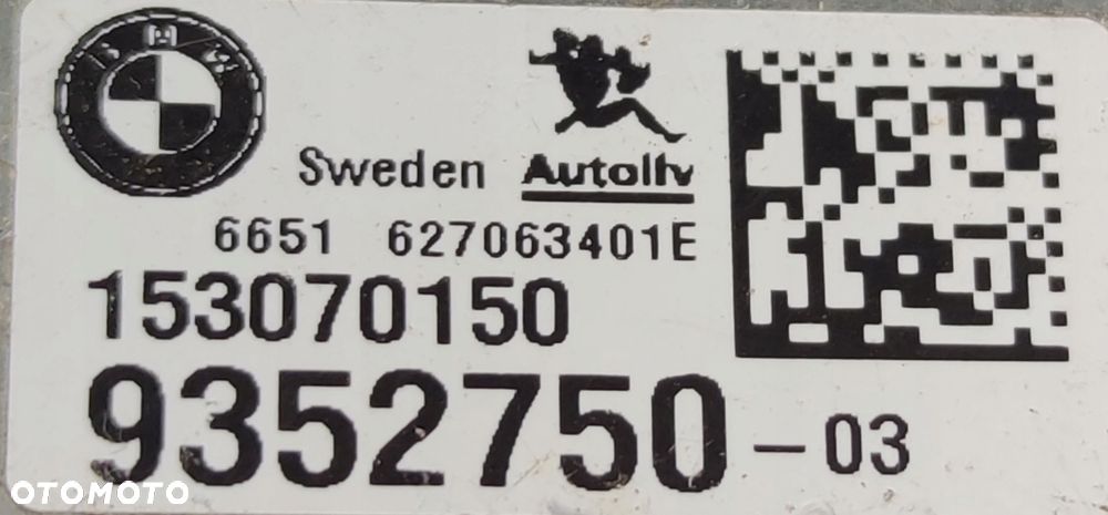 BMW X6 F16 F86 KAMERA OEM KAFAS SZYBY ORYGINAŁ 9352750 ORYGINAŁ - 3