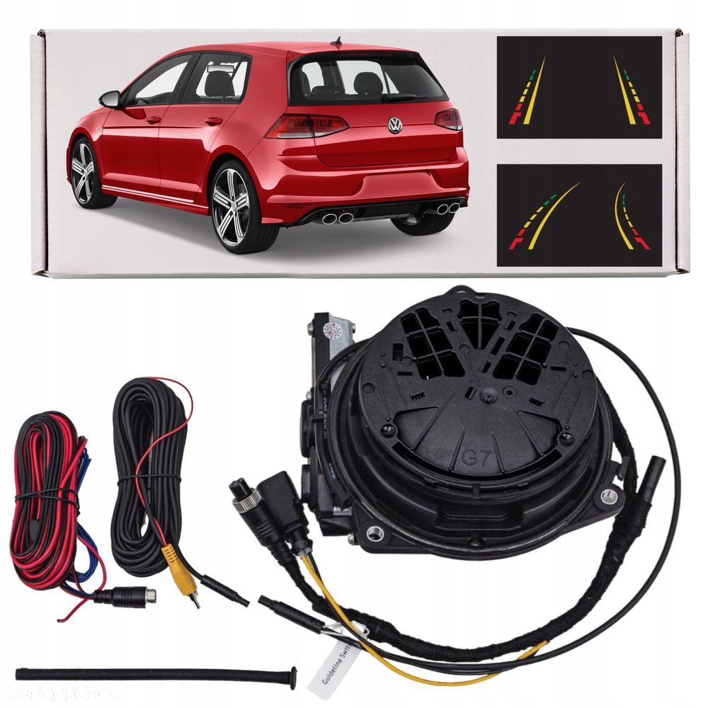 kamera cofania tylny znaczek klapy 5g0827469f vw golf 7 vii 5g r-line 13-20 - 1