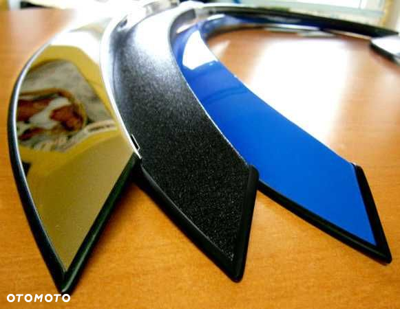Listwa nadkola nakładki błotnik przód tył zestaw 4 szt chrom, czarny m - 3