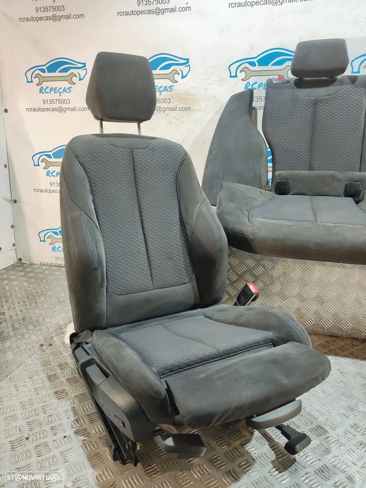 Conjunto bancos em Alcântara BMW Serie 1 F20 Pack M - 7