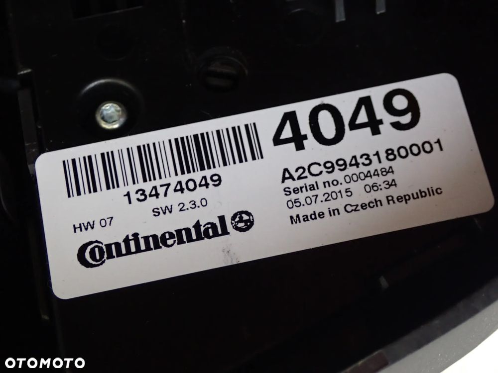 OPEL MOKKA CZĘŚCI (1)- 544930977, 13506237, 95959199, 13506998, 94520915, 12669749, 13474049, 95087911, 94521425, 95371599, 42342756, 95327401, 95327400, PAS BEZPIECZEŃSTWA LEWY/ PRAWY PRZÓD, 1097871S01 - 14