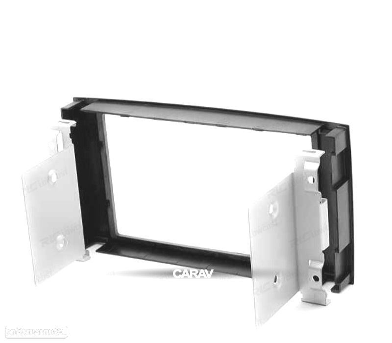 MOLDURA ADAPTADOR PRETO PARA RADIO 2-DIN PARA VOLKSWAGEN VW TOUAREG 02-10 T5 MULTIVAN ELLE TRANSPORT - 5