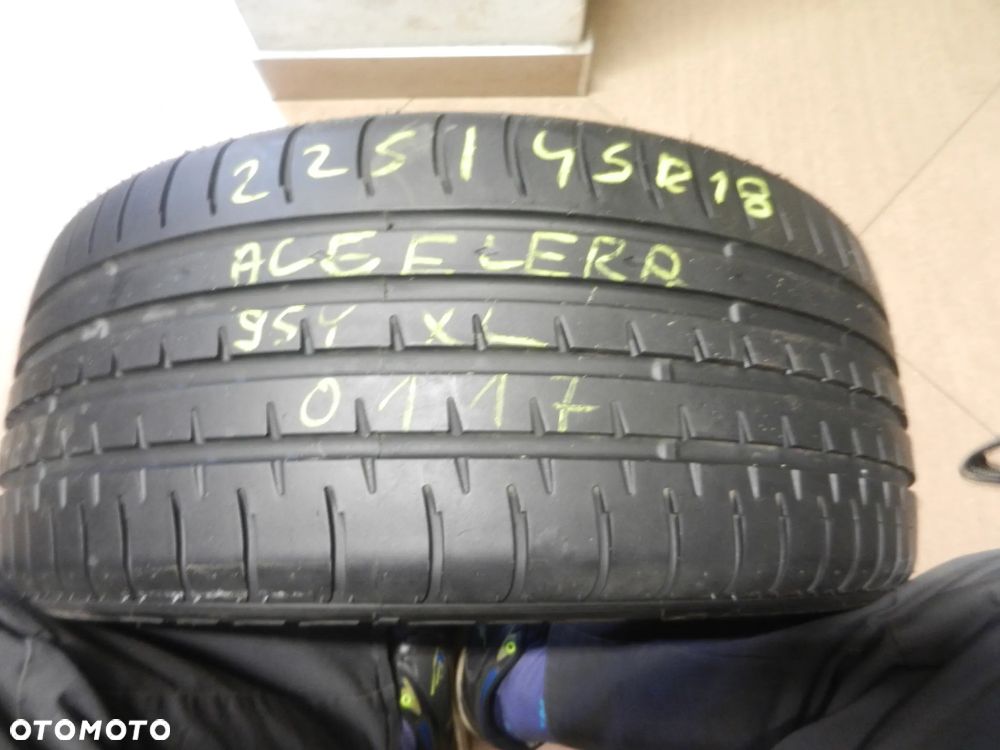 Opona pojedyńcza 225/45r18 aceelera phi 7mm lato