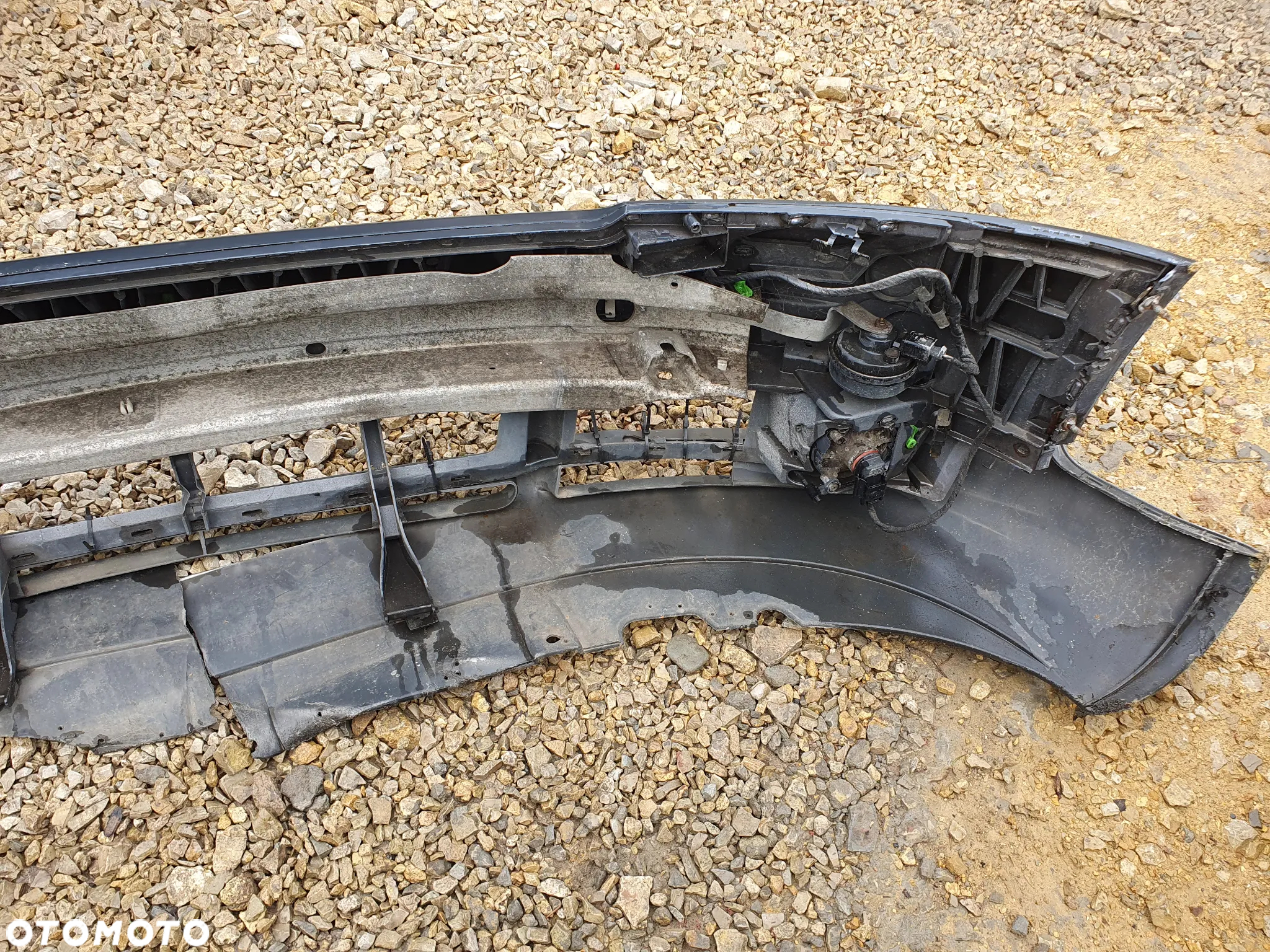 AUDI A4 B6 ZDERZAK PRZÓD PRZEDNI WZMOCNIENIE BELKA ŚLIZGI HALOGENY KLAKSONY - 9
