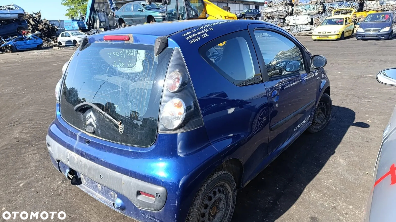 34972 citroen c1 1.0 CFB 1KR na częśći lakier KNR - 12
