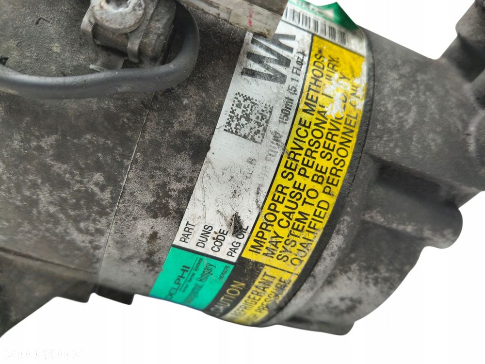 SPRĘŻARKA KLIMATYZACJI Opel Zafira B Astra H 1.8 16V 09165714 Delphi - 5